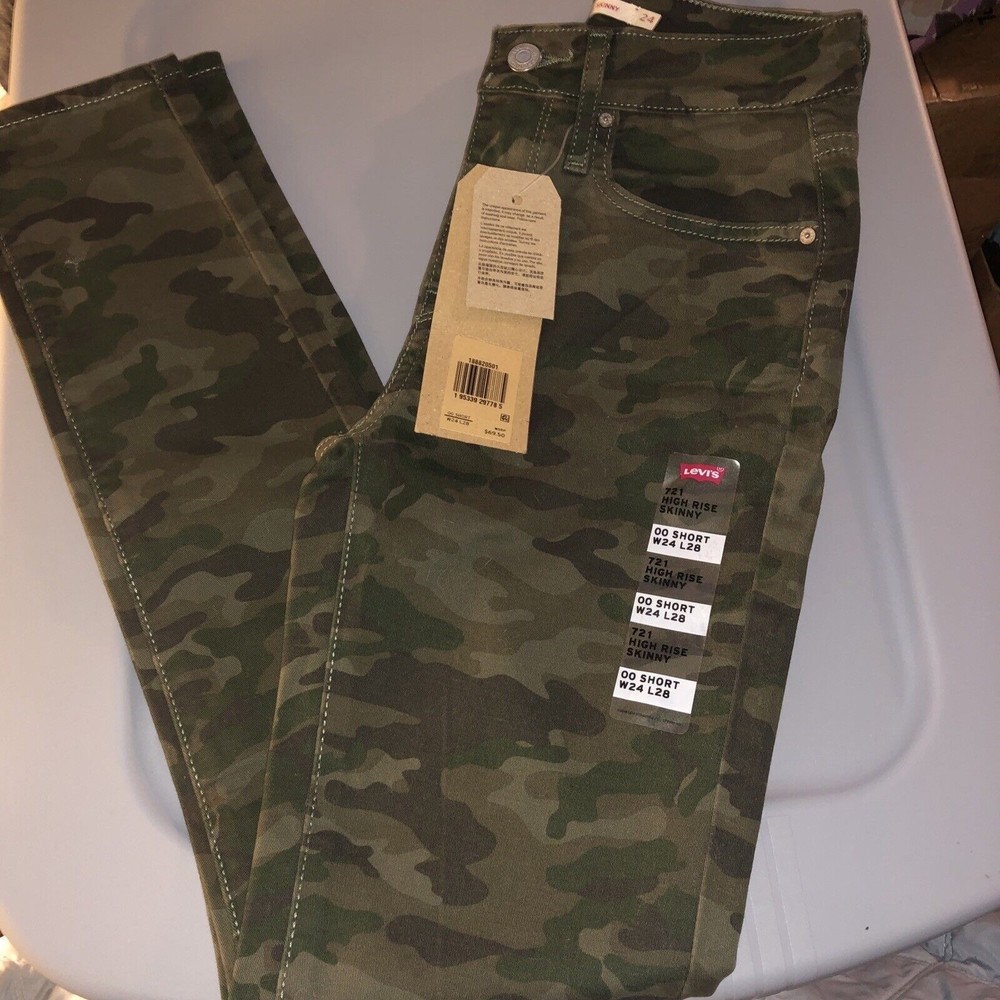 Levi's Womens 721 Modern Fit High Rise Skinny Jeans Size W24 L28 New